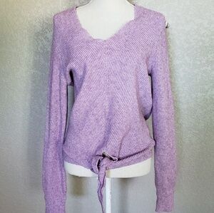 Moth By Anthropologie front tie sweater